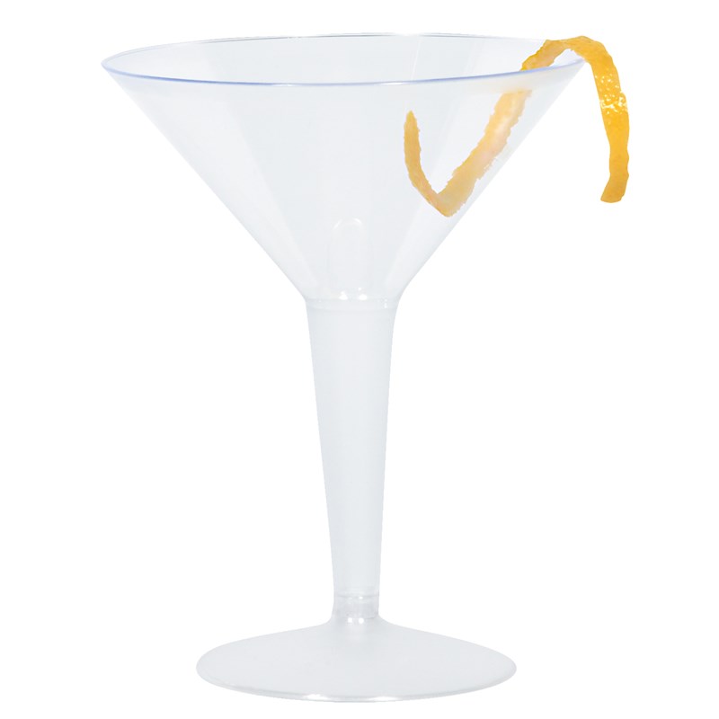 Plastic 8 oz. Martini Glasses (10 count) for the 2022 Costume season.