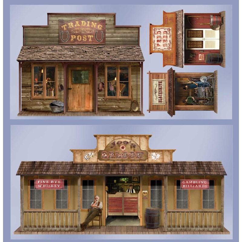 5 Wild West Town Props Wall Add Ons for the 2022 Costume season.
