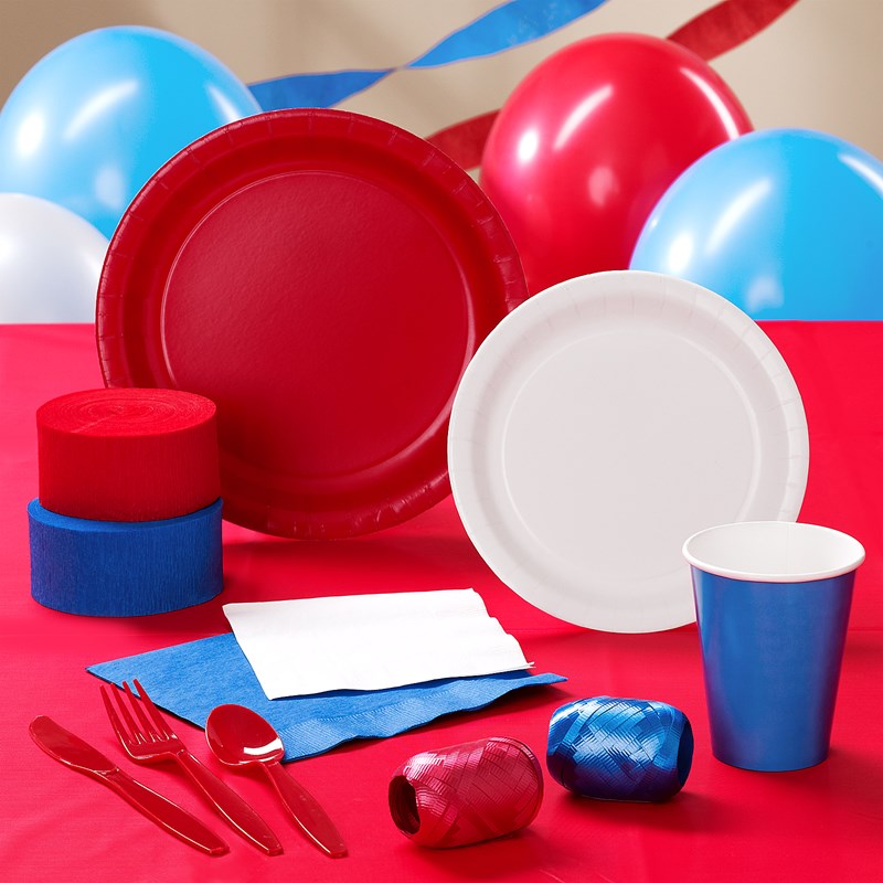 Red, White and Blue Deluxe Party Kit for the 2022 Costume season.