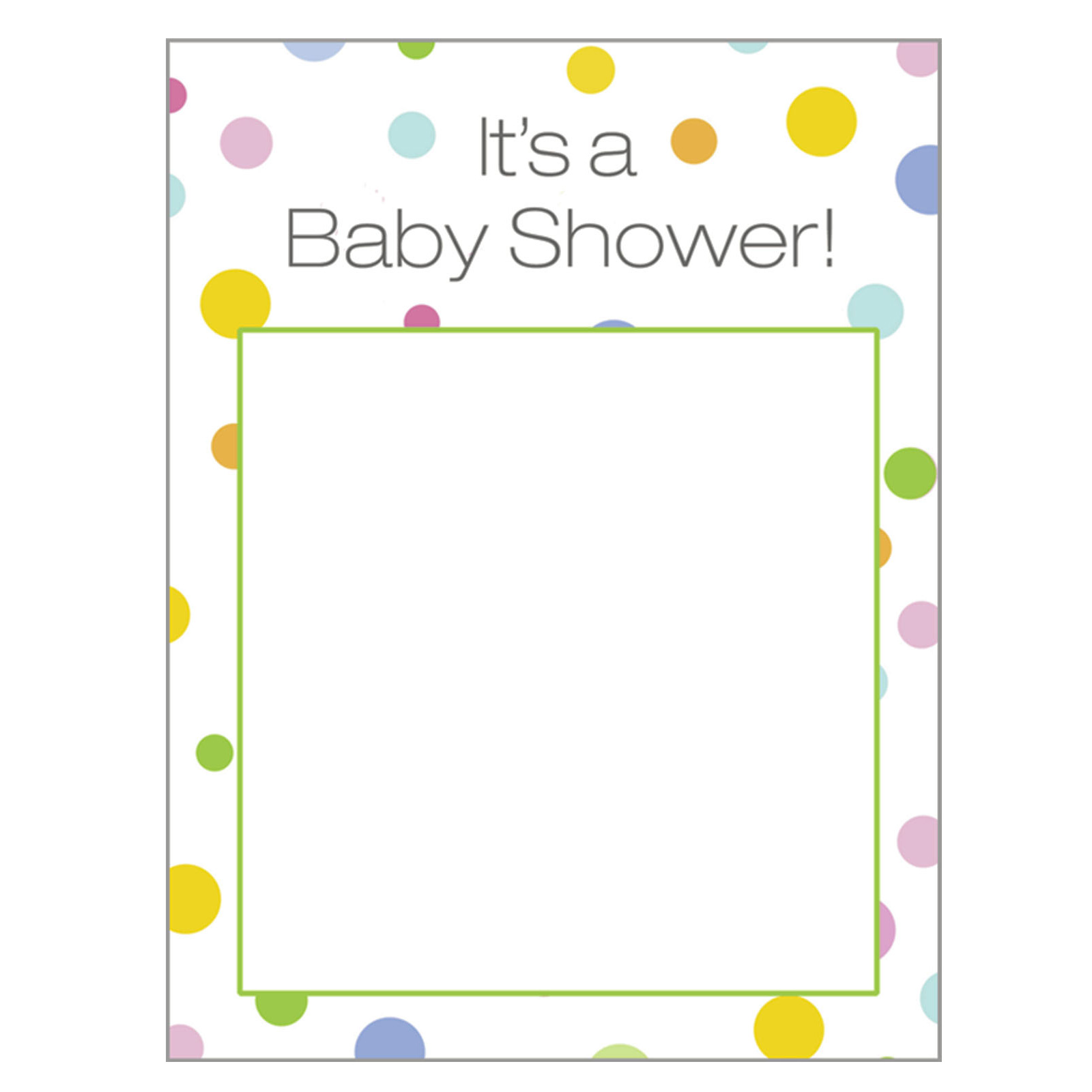 baby shower invitation border clip art - photo #7