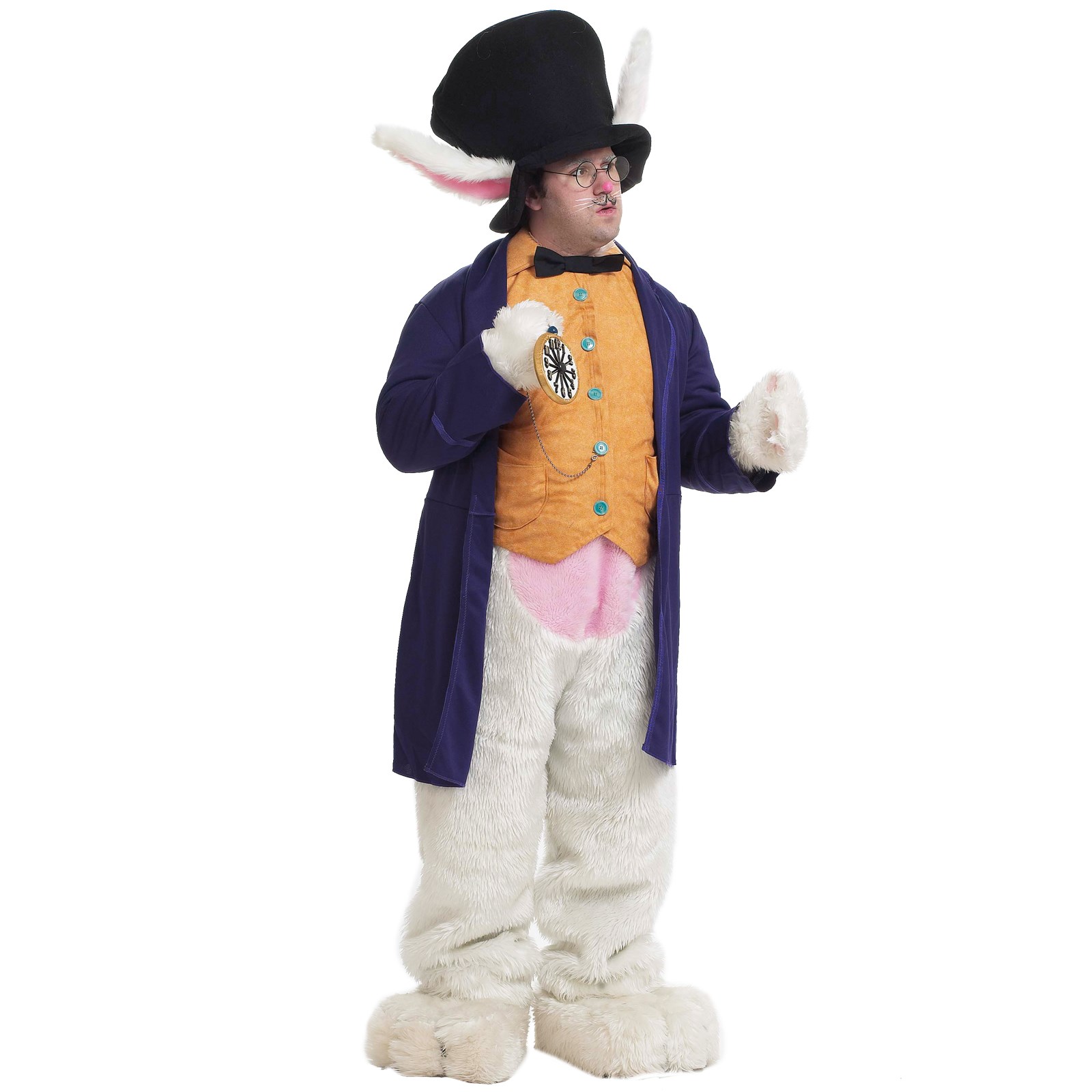 Deluxe White Rabbit Adult