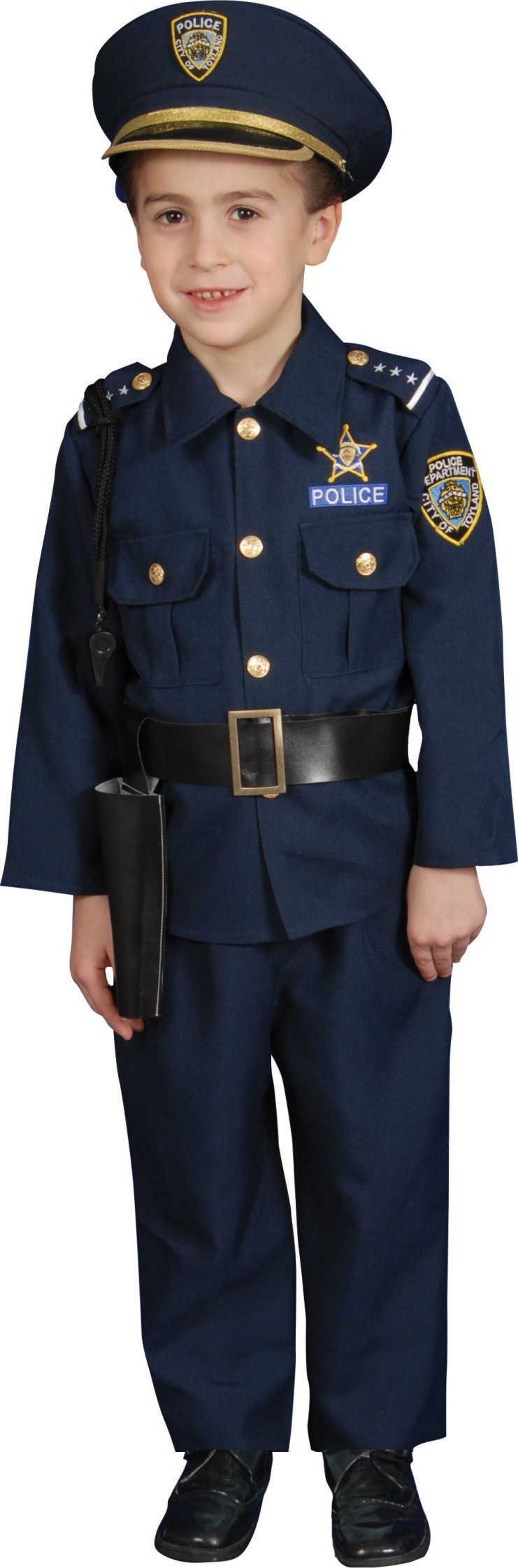 Police Officer Deluxe Toddler Costume