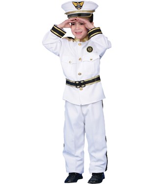 Navy Admiral Deluxe Child Costume