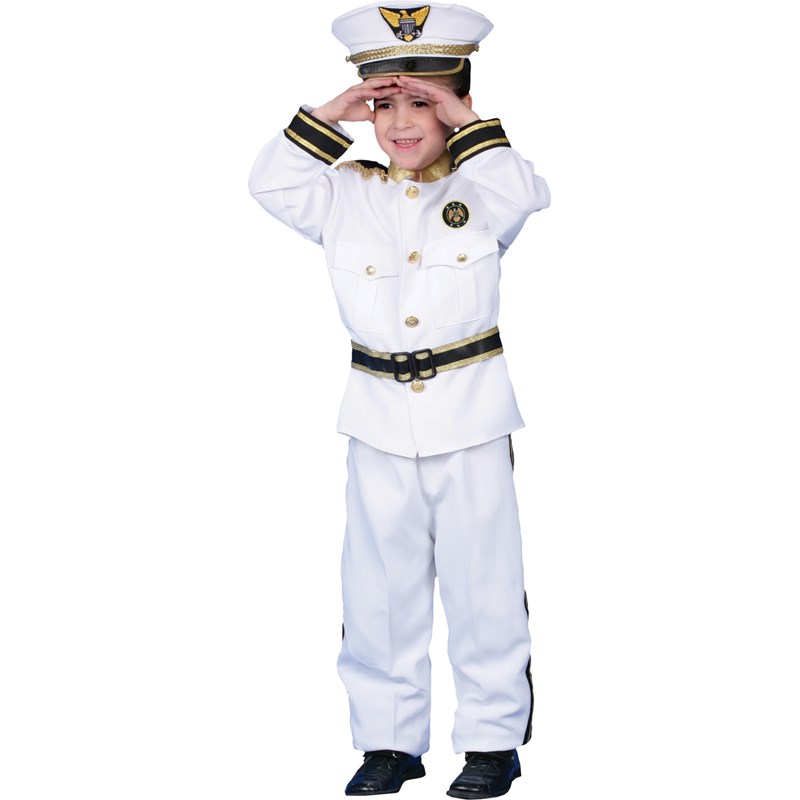 Navy Admiral Deluxe Child Costume for the 2022 Costume season.