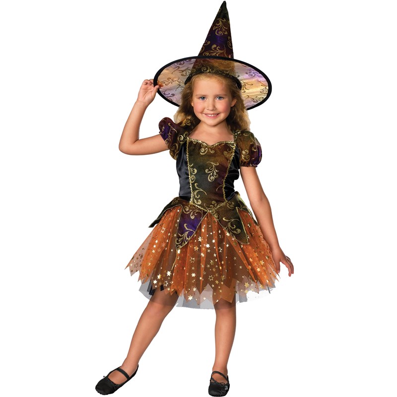 Elegant Witch Toddler  and  Child Costume for the 2022 Costume season.