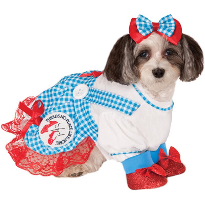 The Wizard of Oz Dorothy Dog Costume for the 2022 Costume season.