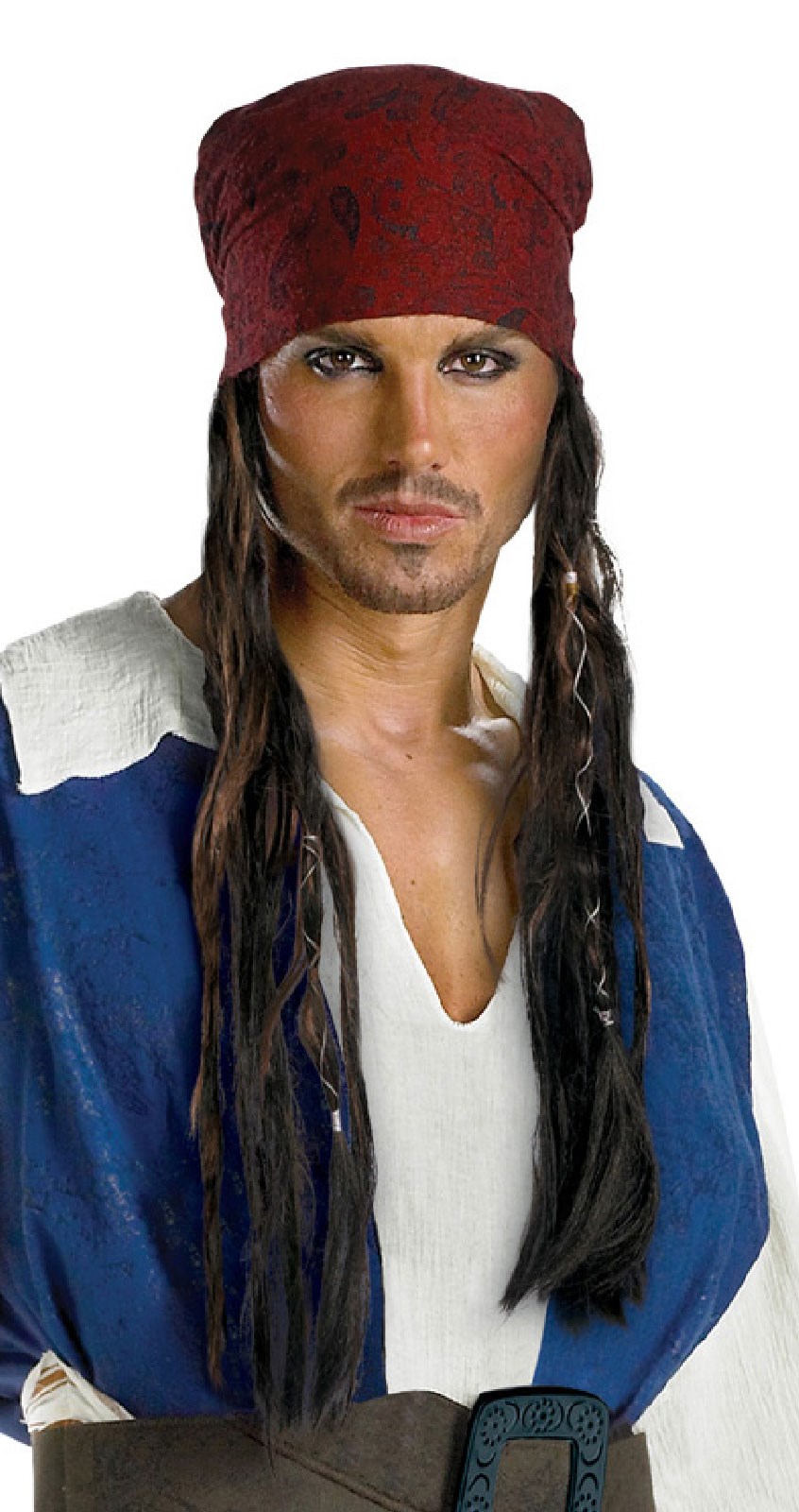Pirates of the Caribbean – Captain Jack Sparrow Headband With Hair