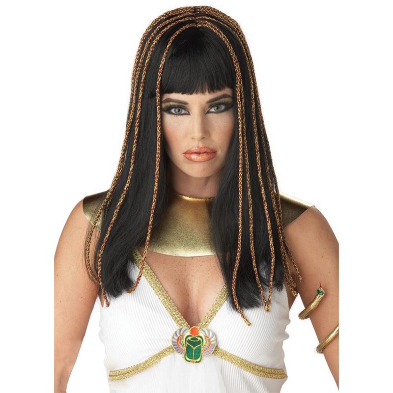 Egyptian Princess Wig   Black for the 2022 Costume season.
