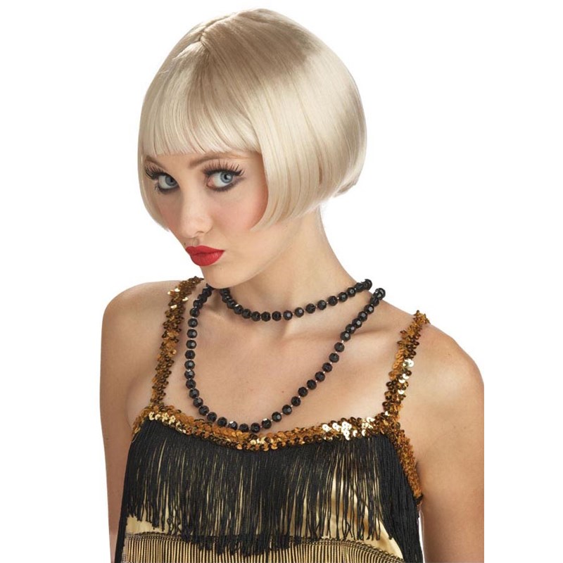 Flirty Flapper Wig   Blonde for the 2022 Costume season.