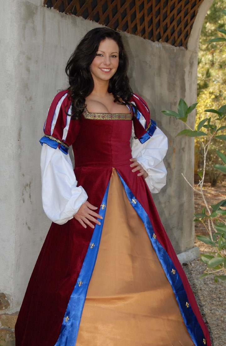 Jewel Rouge Spanish Brial Renaissance Collection Adult Costume