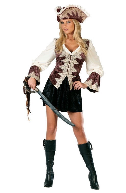 Royal Lady Pirate Adult Costume for the 2022 Costume season.