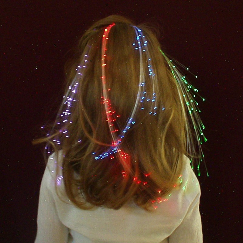 Glowbys Rainbow Hair Accessory for the 2022 Costume season.