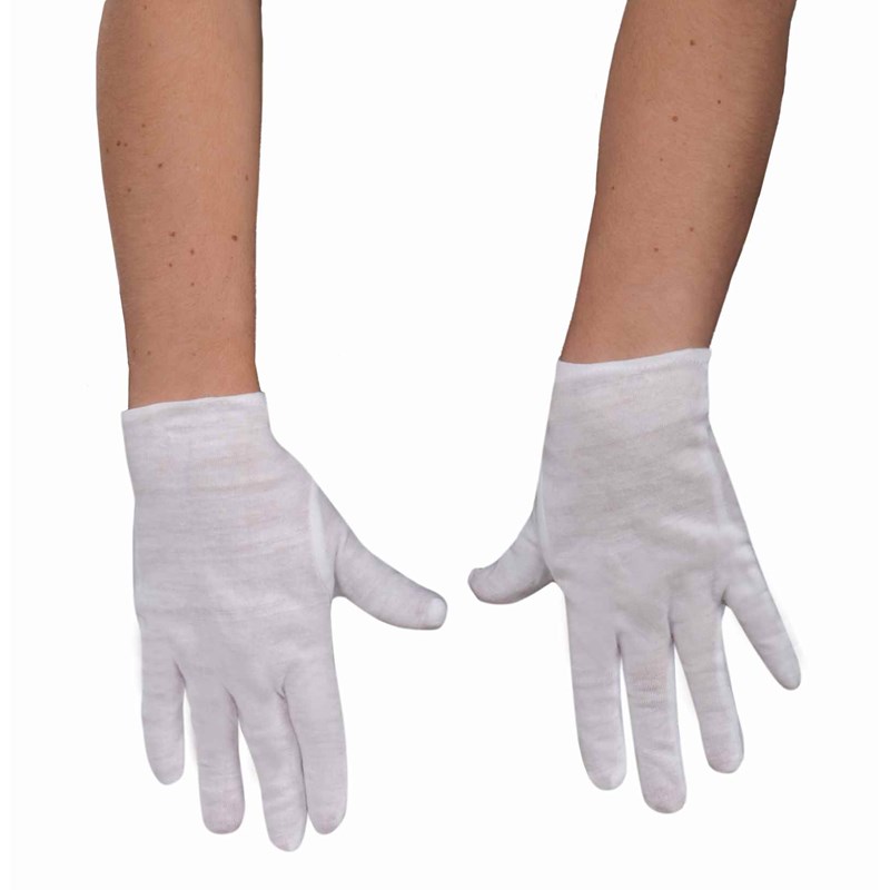 Theatrical (White) Child Gloves for the 2022 Costume season.