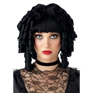 Ghost Doll Wig Black Adult