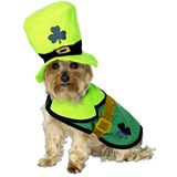 St. Patrick's Coat & Hat Pet Costume
