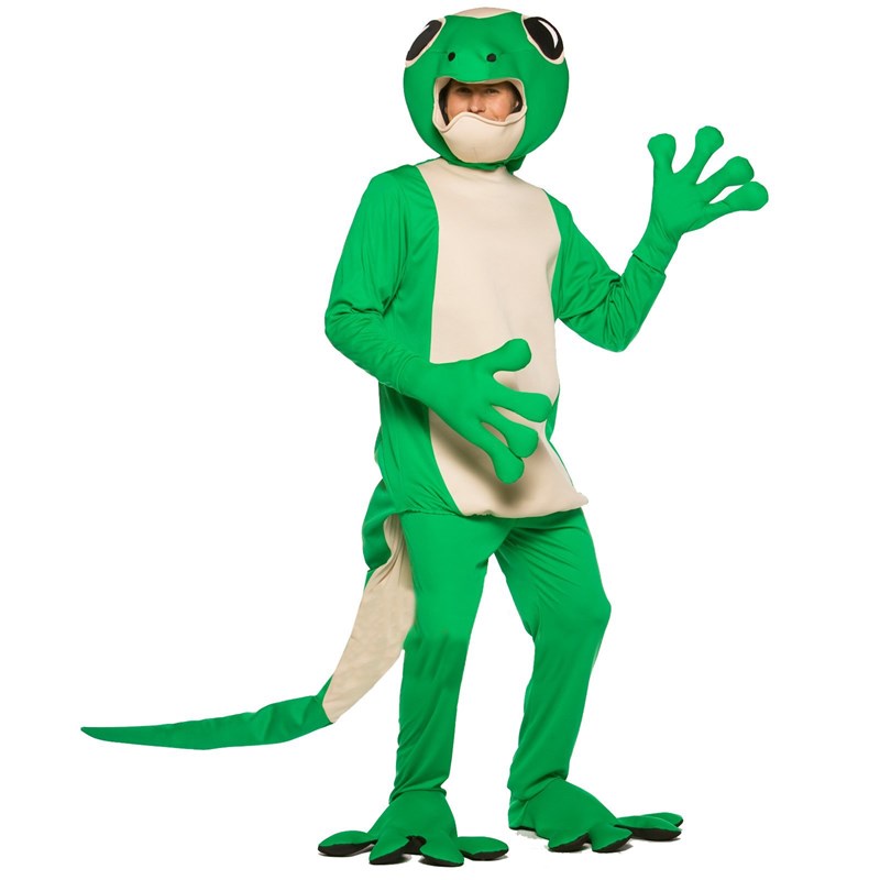 Gecko Adult Costume for the 2022 Costume season.