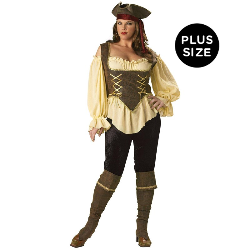 Rustic Pirate Lady Elite Collection Adult Plus Costume for the 2022 Costume season.