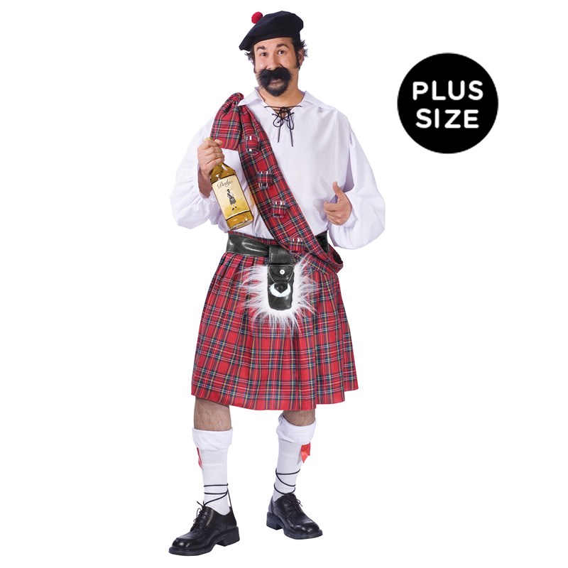 Big Shot Scot Adult Plus Costume for the 2022 Costume season.