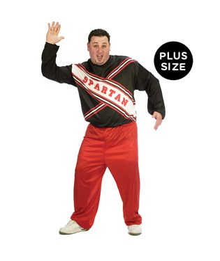 SNL Spartan Cheerleader Male Adult Plus Costume