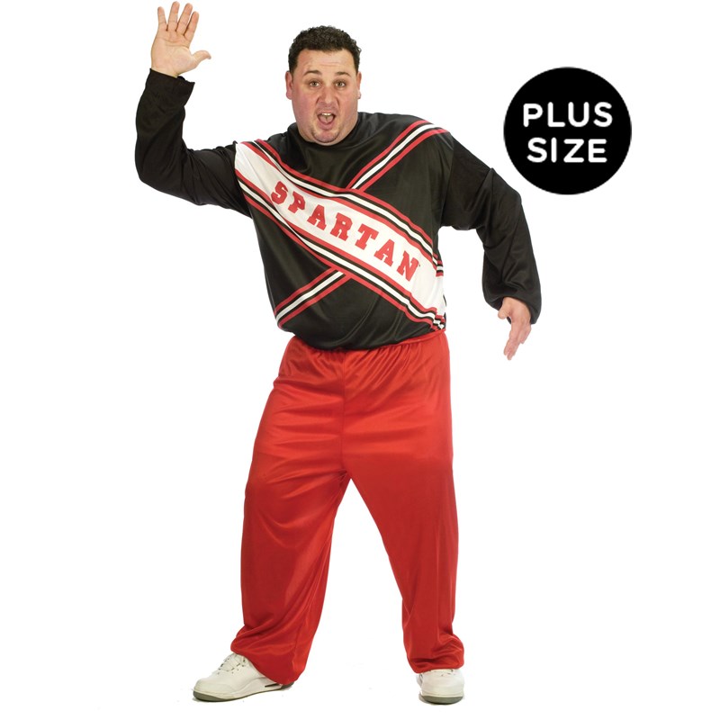 SNL Spartan Cheerleader Male Adult Plus Costume for the 2022 Costume season.