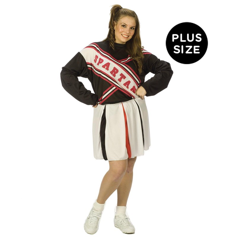 SNL Spartan Cheerleader Female Plus Adult Costume for the 2022 Costume season.