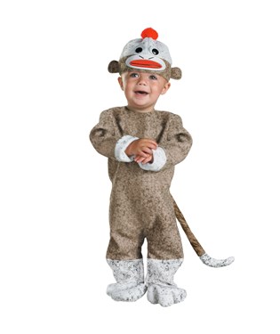 Sock Monkey Infant Costume