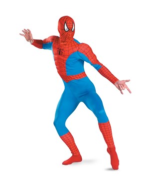 The Amazing Spider-Man Muscle Chest Adult Costume