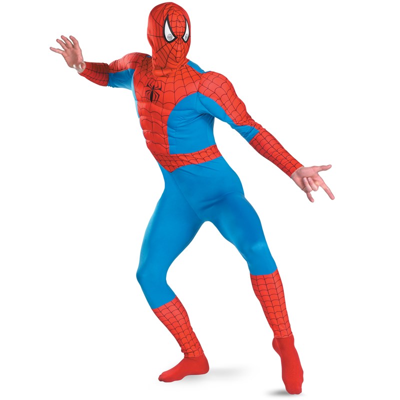 The Amazing Spider Man Muscle Chest Adult Costume for the 2022 Costume season.