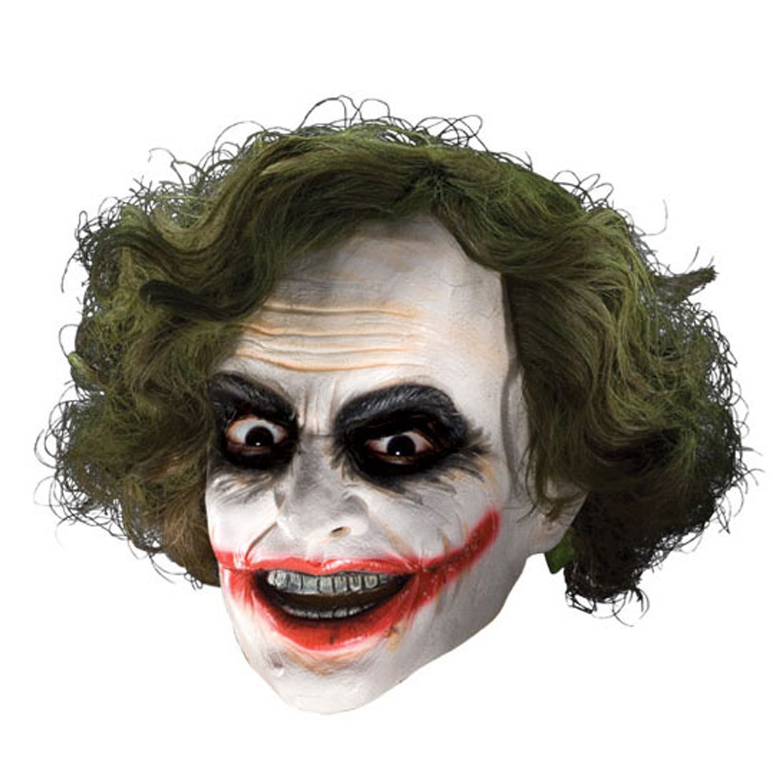 Batman Dark Knight Child Joker 3/4 Vinyl Mask with Hair