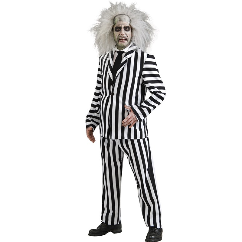 Beetlejuice Deluxe Adult Costume for the 2022 Costume season.