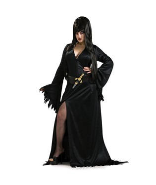 Elvira Adult Plus Costume