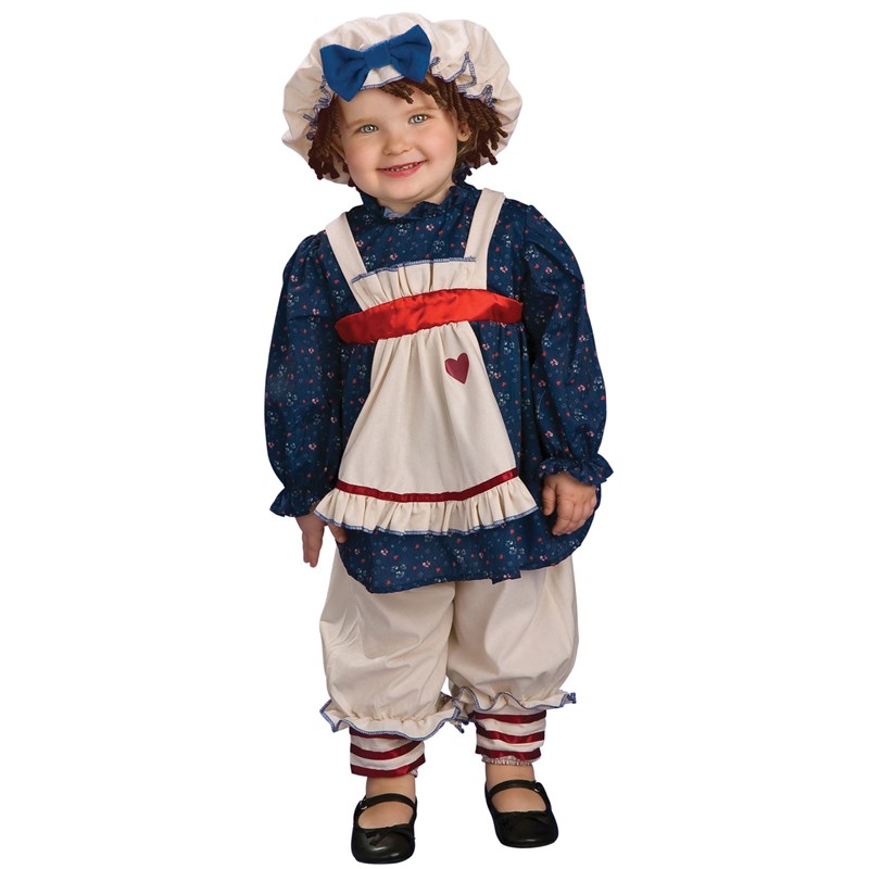 Yarn Babies Ragamuffin Dolly Infant  and  Toddler Costume for the 2022 Costume season.