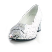 Judy Silver Sequin Adult Shoes