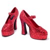 Sexy Red Glitter Eden Shoes Adult