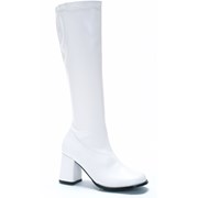 White Gogo Boots Adult