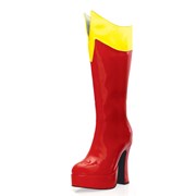 Cosmic Red and Yellow Adult Boots