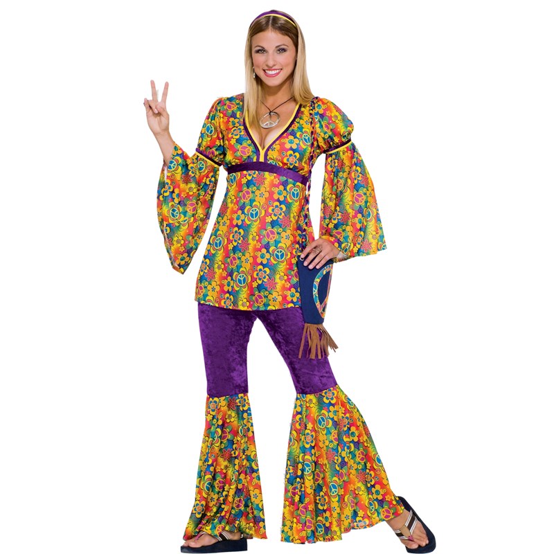 Purple Haze Hippie Adult Costume for the 2022 Costume season.