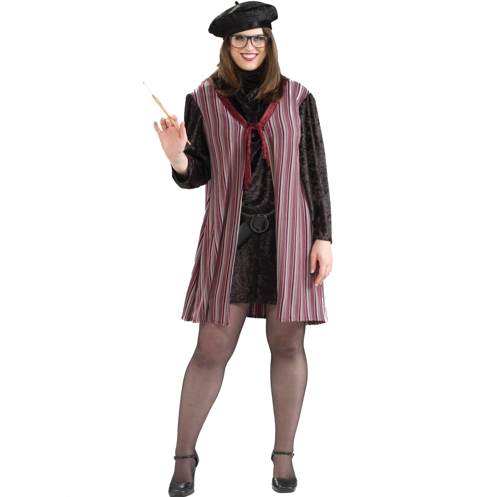 Beatnik Chic Adult Plus Costume