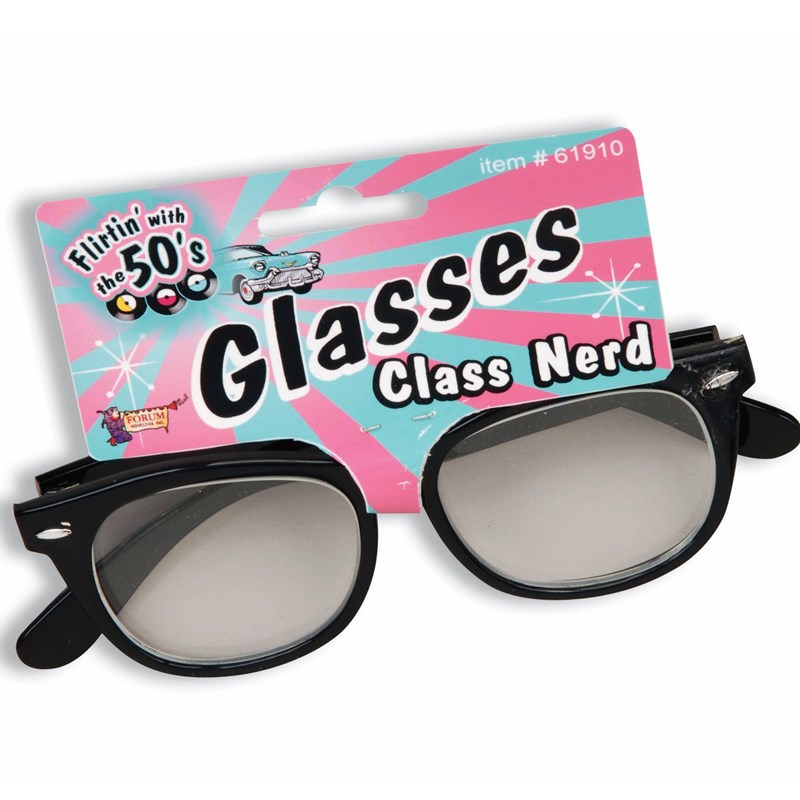 Class Nerd Glasses with Clear Lenses for the 2022 Costume season.