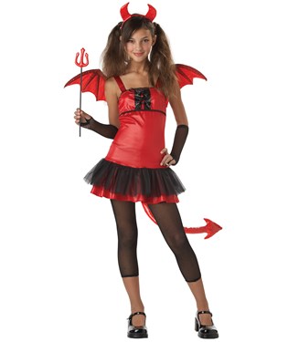 Devil Girl Pre-Teen Costume