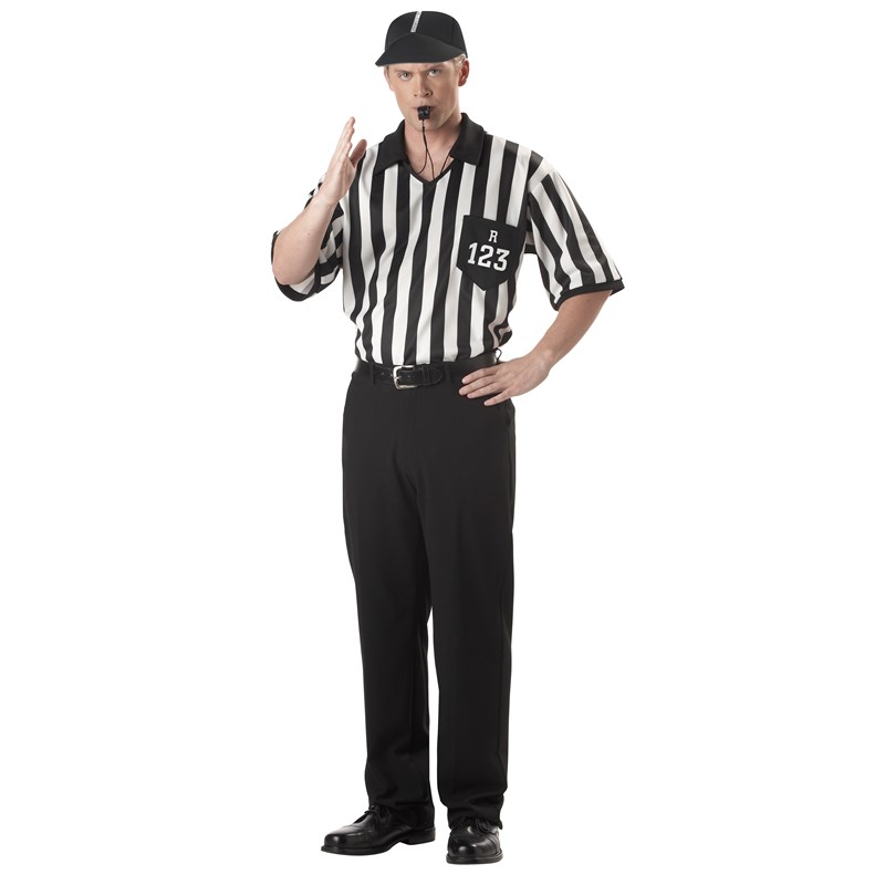 Classic Referee Adult Costume Kit for the 2022 Costume season.