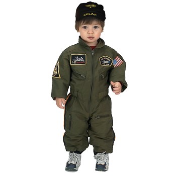 Jr. Armed Forces Pilot Suit Toddler Costume