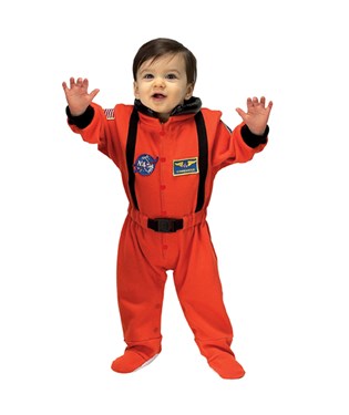 NASA Jr. Astronaut Suit Orange Infant Costume