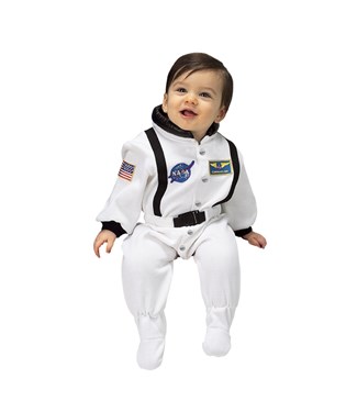 NASA Jr. Astronaut Suit White Infant Costume