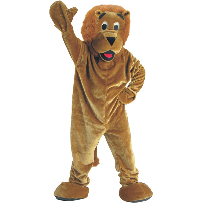Roaring Lion Economy Mascot Adult Costume for the 2022 Costume season.