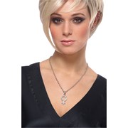 Rhinestone Mod Woman Necklace