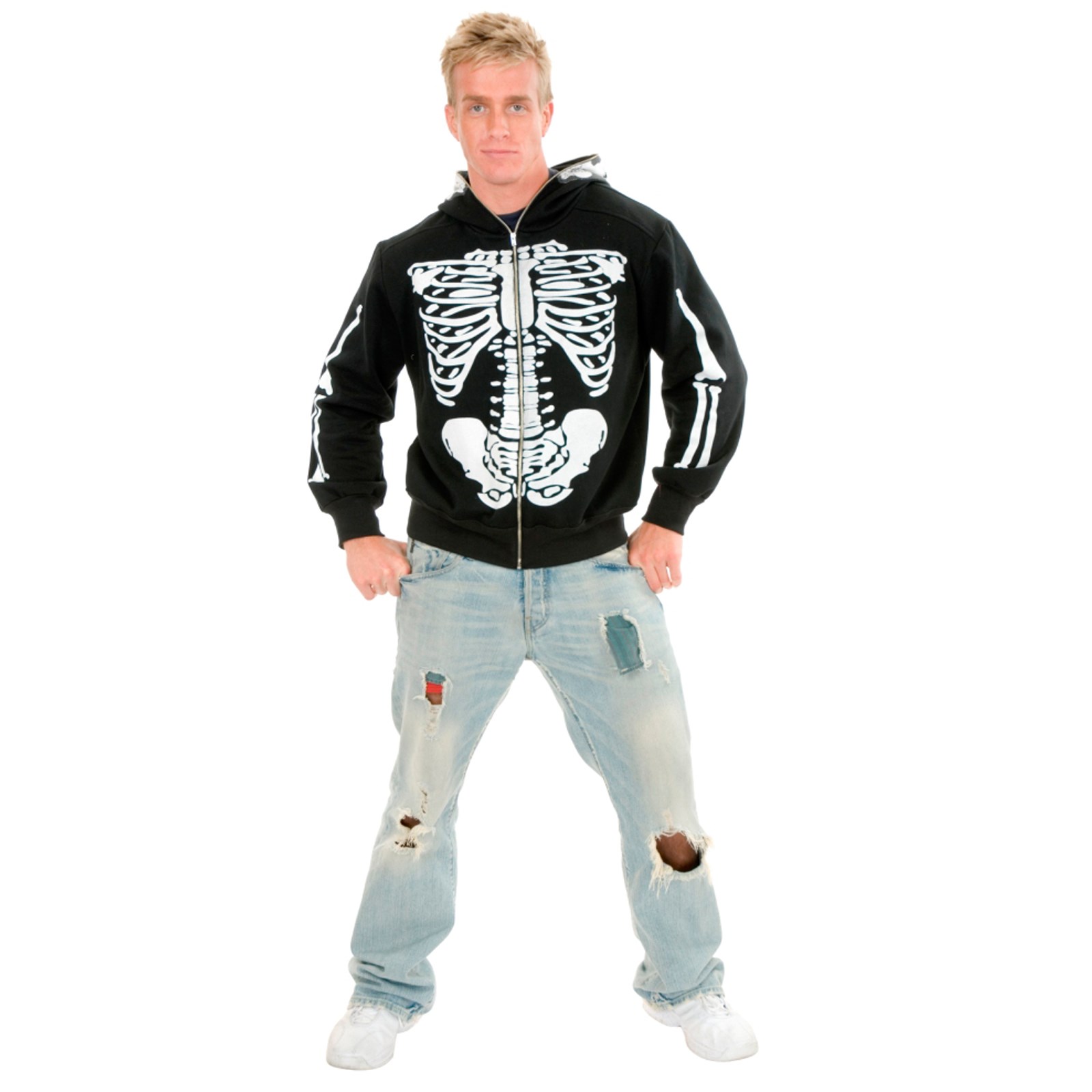 Skeleton Hoodie Adult Costume