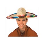Adult Sombrero with Serape Band and Edge