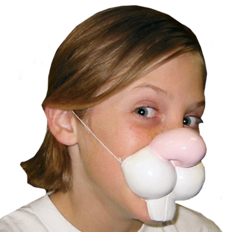 Rabbit Nose with Elastic Band for the 2022 Costume season.
