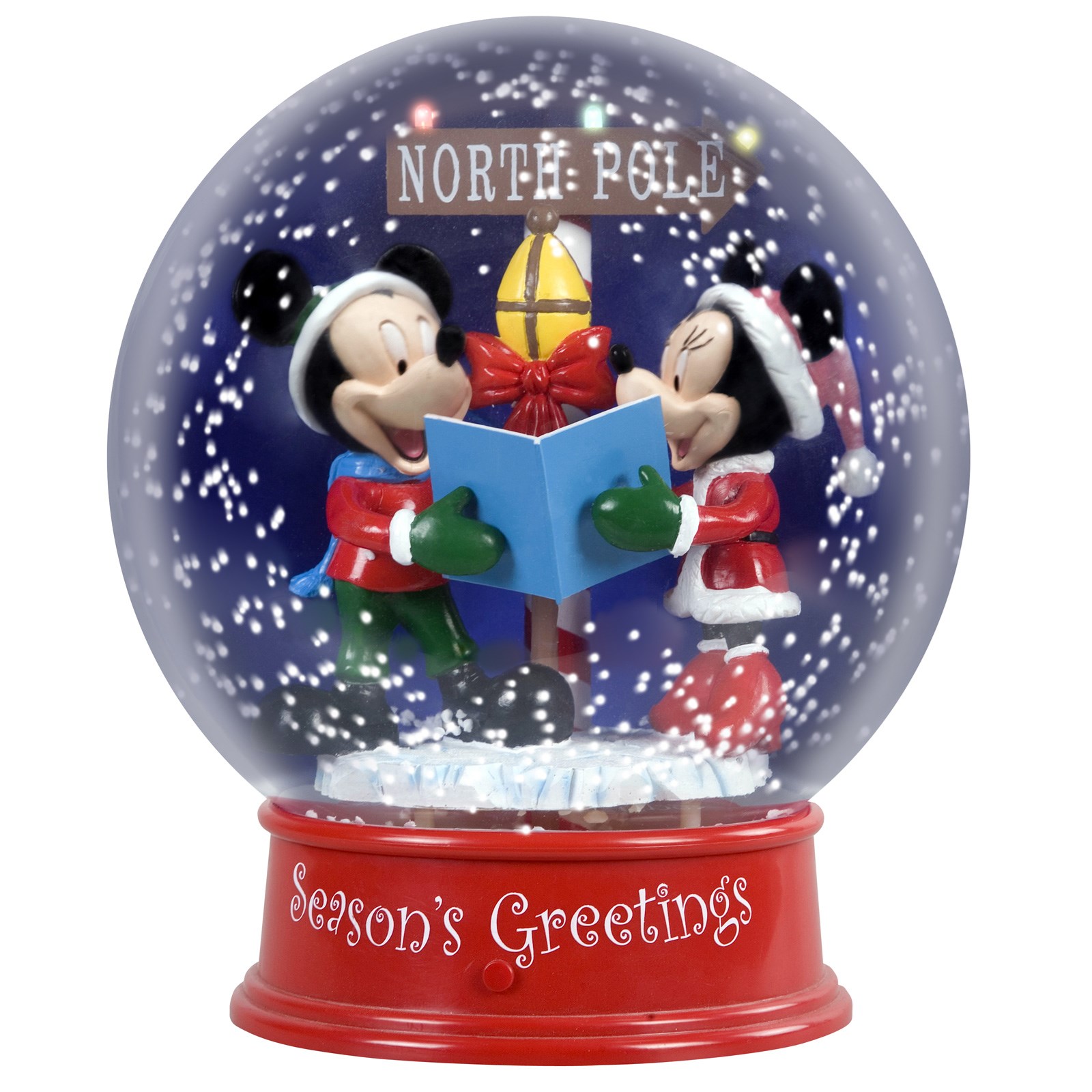 10-inch Snow Globe - Mickey and Friends